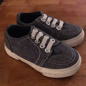 Gray toddler sneakers